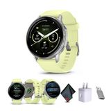 Garmin Venu 4, 45 mm, Gelişmiş Fitness Takipçisi GPS Akıllı Saat, 1,4" AMOLED Ekran, Dahili El Feneri, 12 Günlük Pil Ömrü, Citron Si ile Gümüş...