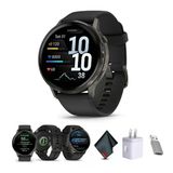 Garmin Venu 4, 45 mm, Gelişmiş Fitness Takipçisi GPS Akıllı Saat, 1,4" AMOLED Ekran, Dahili El Feneri, 12 Günlük Pil Ömrü, Siyah Silili Slate...