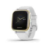 Garmin Venu Sq, 010-02427-01 Gps Parlak Dokunmatik Ekran Görüntüsü İle Smartwatch, Battery Life, Light Gold Ve White
