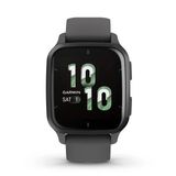 Garmin Venu® Sq 2 Gps Smartwatch, All-Day Health Watch, Long-Lasting Battery Life, Amoled Ekran, Slate Ve Shadow Gray