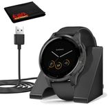 Garmin Vivo 4S Gps Smartwatch (40Mm,Slate/Black Band) Şarj Base Spotify, Music, Pay, Body Watch Ve More More