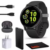 Garmin Vivoactive 5 Fitness Takipçisi Kadınlar ve Erkekler için Akıllı Saat, Siyah Kılıflı ve Silikon Bantlı, Arduvaz Alüminyum Çerçeveli, 11 Gün Pil Ömrü ...