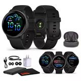 Garmin Vivoactive 6 Smartwatch Slate With Black Silikon Band Best Fitness Gps Smart Watch With Amoled Display, 11-Day Battery, 80+ Sports Apps, Advanced Activity Watch Sche For Men & Women
