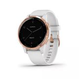 Garmin Vivoaktif 4S, Smaller-Sized Gps Smartwatch, Özellikler Müzik, Body Energy Watch, Animation Workouts, Pulse Ox Sensörs, Rose Gold With White Band