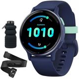 Garmin Vivoaktif 5 Fitness Smartwatch, Hrm 200 Kalp Puanı İzleme (Xs-S) Sche With Deco Essentials Collapsable Water Şişe