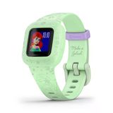 Garmin Vivofit Jr. 3 Disney Princess Ariel - 4 Yaş Ve Üzeri Çocuklar İçin Su Geçirmez Dijital Aktivite Takip Cihazı, Adımsayar, 1,4 Cm Geniş Ekran, Acil Durum Bağlantısı, 1 Yıla Kadar Pil Ömrü, Test