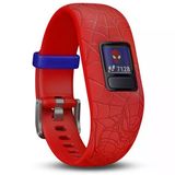 Garmin Vivofit Jr. 4 Yaş Ve Üzeri Çocuklar İçin Marvel Spider-Man Tasarımında 2 Adet Dijital, Su Geçirmez Aksiyon Saati, Heyecan Verici Macera Uygulaması, Adımsayar, Kırmızı, 1 Yıla Kadar Pil Ömrü