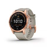 Garmin Wayix 7S Solar, Smaller Büyüklüğüd Macera Akıllıwatch, Solar Şarjleri İle, Gps İle İç İçe, Dokunmatik Ekran, Işık Kum Bandı İle Gül Altın