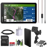 Garmin Zumo XT2 All-Terrain Motosiklet GPS Navigatörü, 6" Güneş Işığında Okunabilir Ekran, Motorlu Bisiklet GPS Navigasyon Sistemi Paketi, Motosiklet Mou...