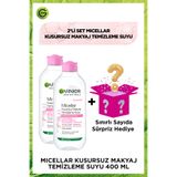 Garnier 2'li Garnier 400 ml Kusursuz Makyaj Temizleyici Micellar + Sürpriz Kutu Hediye
