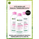 Garnier 3'lü Garnier Micellar Kusursuz Makyaj Temizleme Suyu 200ml