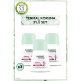 Garnier 3'lü Mineral Termal Koruma Roll-On Deodorant Seti 50 ml Cilt Dostu Özellikli