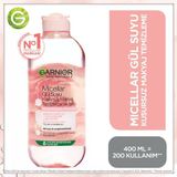 Garnier 400 ml Mucize Su Gül Suyulu Yüz Temizleme Suyu