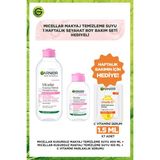 Garnier 400ML Micellar Makyaj Temizleme Suyu Hassas Ciltler İçin Seyahat Boy Seti Hediyeli