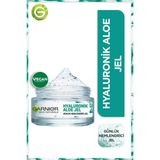 Garnier 50 ml Hyaluronik Aloe Jel Yüz Nemlendirici Normal Ciltler için Yağsız Hızla Emilen Formül