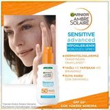 Garnier Ambre Solaire Hipoalerjenik Çocuk Güneş Koruyucu Sprey SPF50+ Hassas Ciltler İçin 150 ml