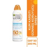 Garnier Ambre Solaire Kids Sensitive Advanced 50 SPF Sprey Güneş Bakım Kremi