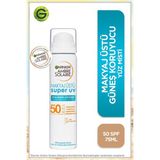 Garnier Ambre Solaire Makyaj Üstü Güneş Koruyucu Yüz Misti 75 ml Normal Ciltler İçin 50 SPF Koruma