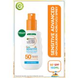 Garnier Ambre Solaire Sensitive Advanced Çocuk Hipoalerjenik Güneş Koruyucu Sprey Spf50 150ml 3600541918788