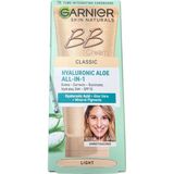 Garnier BB Krem Hyaluronik Asit Aloe Vera Açık Ton Pompa Dispenserli 50ml