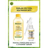 Garnier C Vitamin Serum (Niasinamid + Salisilik Asit) + Micellar Makyaj Temizleme Suyu 400ml
