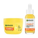 Garnier C Vitamini Fresh & Bright Aydınlatıcı Nemlendirici Sorbe Yüz Kremi, C Vitamin Serum, Vegan