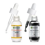Garnier C Vitamini Parlak Süper Aydınlatıcı Serum 30 Ml & AHA+BHA CİLT KUSURLARI KARŞITI SERUM%4 [NİASİNAMİD + PEELING ETKİLİ AHA+BHA] 30ML Cilt Bakım Seti