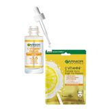 Garnier C Vitamini Parlak Süper Aydınlatıcı Serum ve Maske Seti