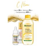 Garnier C Vitamini Serum 30 ml, Göz Kremi 15 ml ve Temizleme Suyu 400 ml