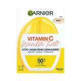 Garnier C Vitamini Wonder Tint 3 Etki 1 Arada 50+SPF Renkli Nemlendirici Yüz Güneş Kremi 40 ml Açık Ton