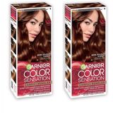 Garnier Çarpıcı Renkler 5.35 Çikolata Kahve Saç Boyası (2 paketi)