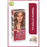Garnier Çarpıcı Renkler 7.11 Küllü Kumral Saç Boyası - Çok Renkli