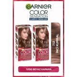 Garnier Çarpıcı Renkler 7.12 İnci Kumral 2 Adet Saç Boyası