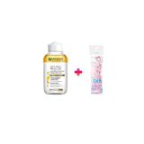 Garnier Çift Fazlı Micellar Kusursuz Makyaj Temizleme Suyu 100 Ml + Makyaj Temizleme Pedi 70'Li