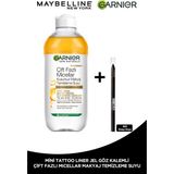 Garnier Çift Fazlı Micellar Kusursuz Makyaj Temizleme Suyu 400ML + Tat Liner Gel Pencil Göz Kalemi Mini