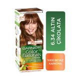Garnier Color Naturals Krem 6.34 Altın Çikolata Saç Boyası