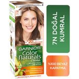 Garnier Color Naturals Kumral Krem Saç Boyası – Bitkisel Yağlı, Besleyici Formül ve Uzun Süre Kalıcı Canlı Renk