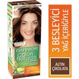 Garnier Garnier Garnıer Color Naturals Saç Boyası No 6.34 Altın Çikolata Saç Boyası