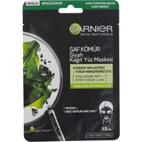 Garnier Garnıer Siyah Yosun Kağıt Yüz Maskesi Nemlendirici Arındırıcı Gözenek Sıkılaştır 3'li Ekonomik Paket - 3 Adet