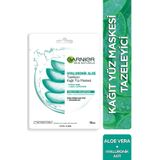 Garnier Hyaluronik Aloe 28 GR Kağıt Yüz Maskesi Tazeleyici
