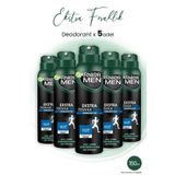 Garnier Men Ekstra Ferahlık 96H Deodorant 150 ml x 5 Adet