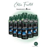 Garnier Men Ekstra Ferahlık 96H Deodorant 150 ml x 6 Adet
