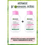 Garnier Micellar Kusursuz Makyaj Temizleme Suyu 100ml Seyahat Boy 2'li Set