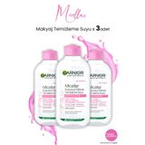Garnier Micellar Kusursuz Makyaj Temizleme Suyu 200 ml x 3 Adet