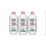 Garnier Micellar Kusursuz Makyaj Temizleme Suyu - Hassas Ciltler İçin - 3'Lü Avantaj Paketi