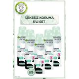 Garnier Mineral 5'li Set Lekesiz Koruma Deodorant 150 ml Cilt Nefes Aldıran Sprey