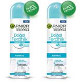 Garnier Mineral Doğal Ferahlık Sprey Deodorant 2li paket