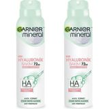 Garnier Mineral Hyaluronik Bakım 2x150 ml Sprey Deodorant