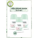 Garnier Mineral Hyaluronik Bakım Roll-On Deodorant, 72 Saat Etkili x3 Adet