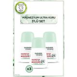 Garnier Mineral Magnezyum Ultra Kuru Roll-On Deodorant, 72 Saat Etkili x3 Adet